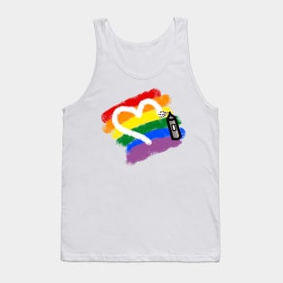 Rainbow Flag Tag Tank Top